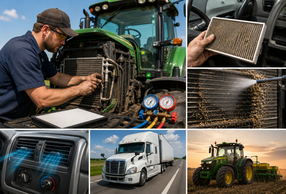 The Importance of Regular Maintenance for Your Tractor or Truck’s AC System