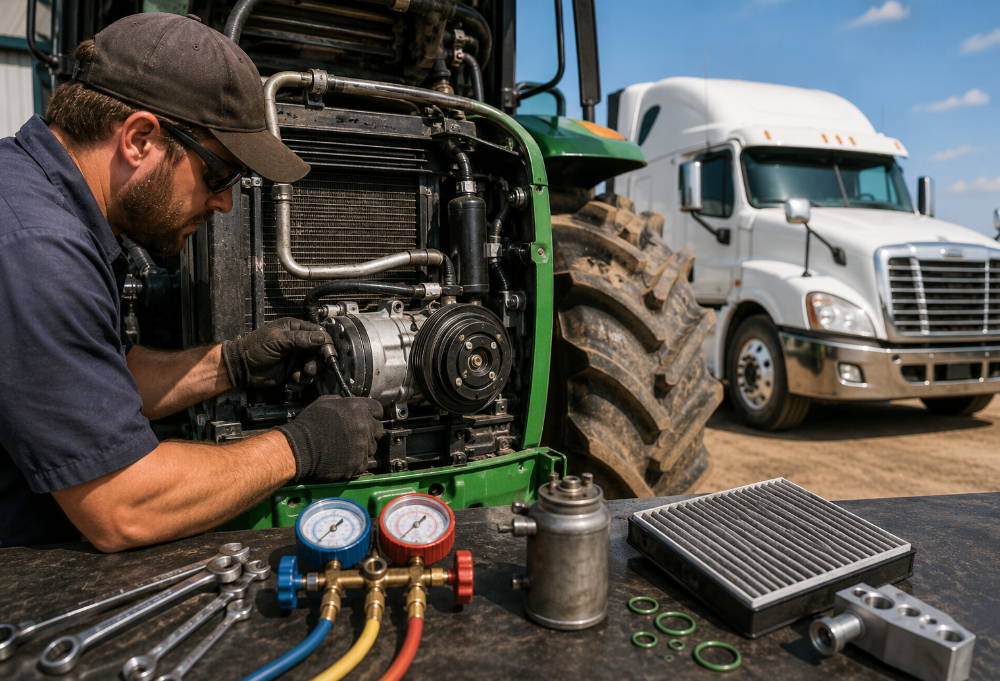 Tips for Extending the Lifespan of Your Tractor or Truck’s AC Compressor
